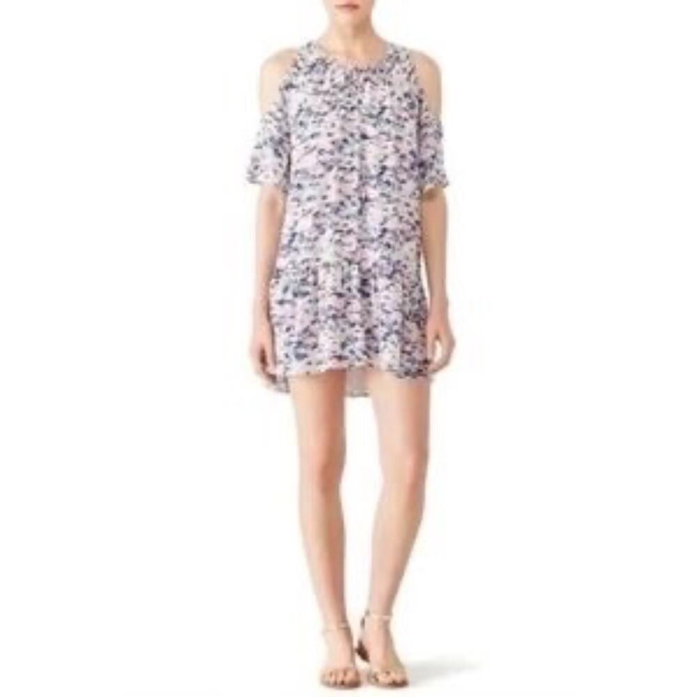 Amanda Uprichard | Ora Snake Print Cold Shoulder Mini Dress | Size M